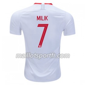 Maillot de Foot Pologne Milik 7 Domicile Coupe du monde 2018